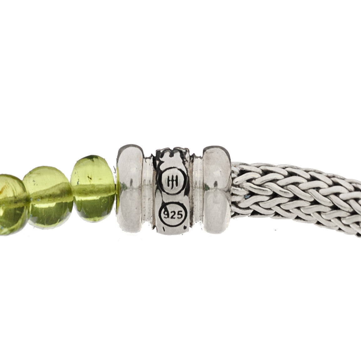 Sterling Silver Peridot Classic Chain Bracelet