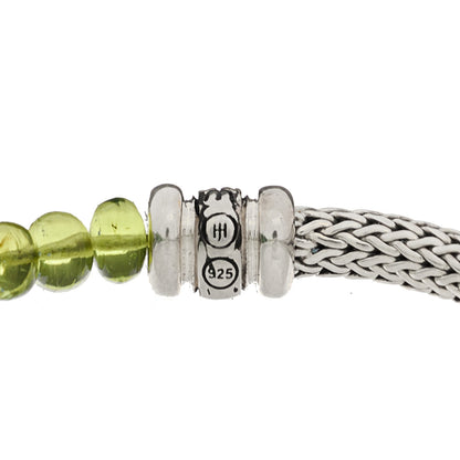 John Hardy Sterling Silver Peridot Classic Chain Bracelet 3 of 3