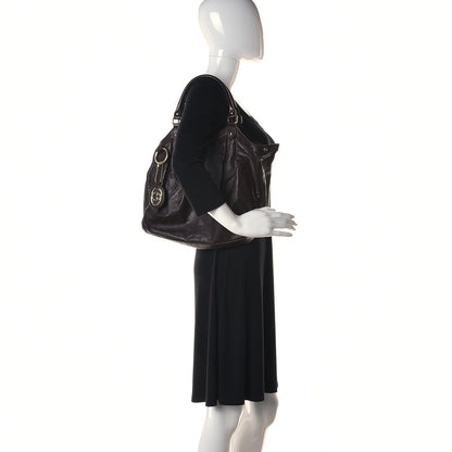 Gucci Calfskin Medium Sukey Tote Dark Brown 2 of 10