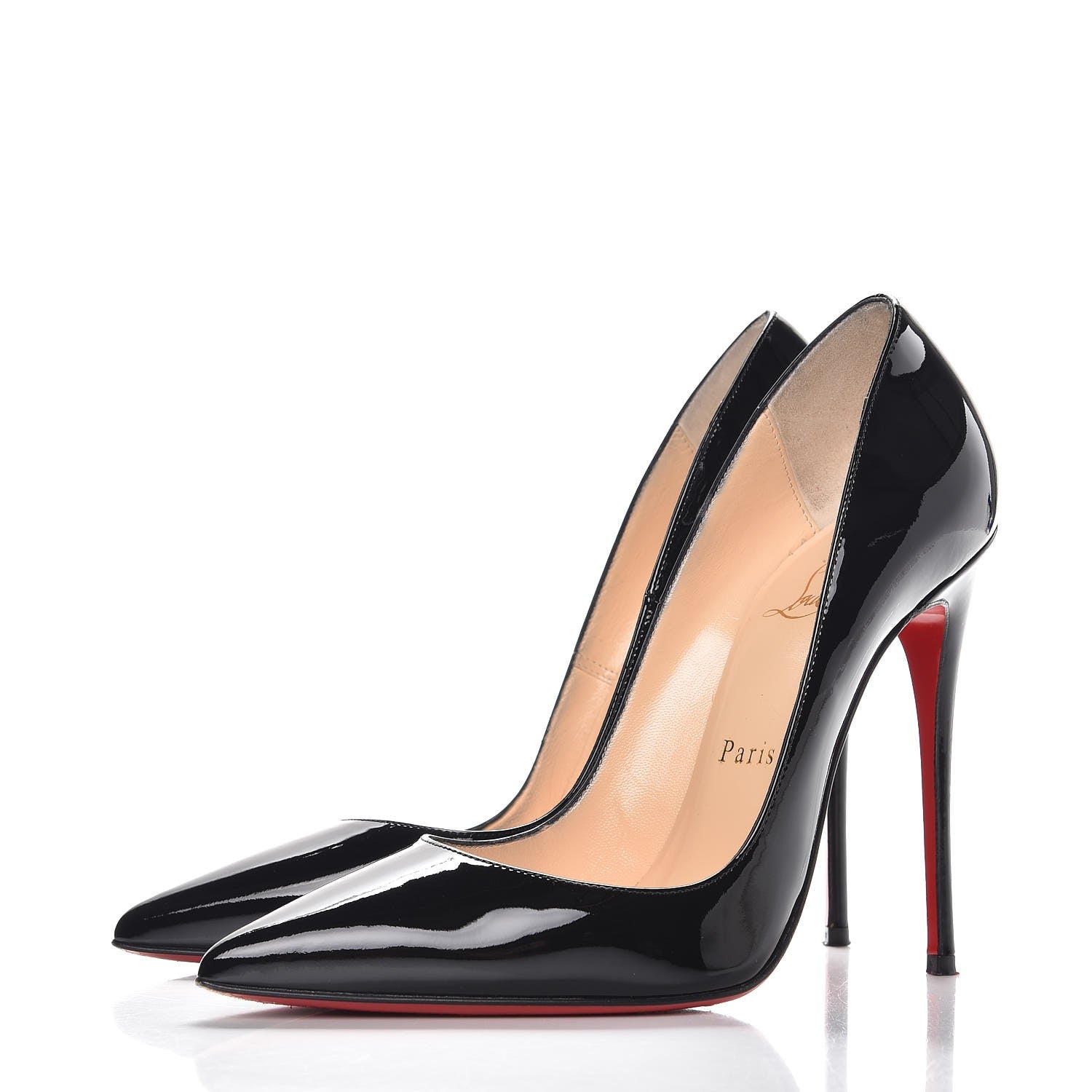 Christian Louboutin Patent So Kate 120 Pumps 37 Black 3 of 12