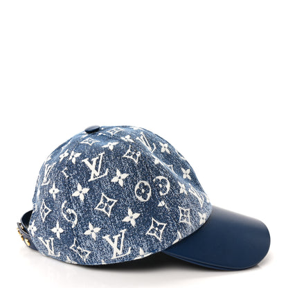 Louis Vuitton Monogram Jacquard Cap M Blue 5 of 8