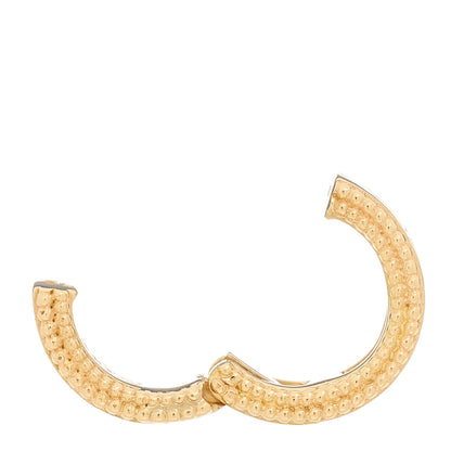 Gucci 18K Yellow Gold Enamel Blooms Single Ear Cuff Earring White 4 of 7