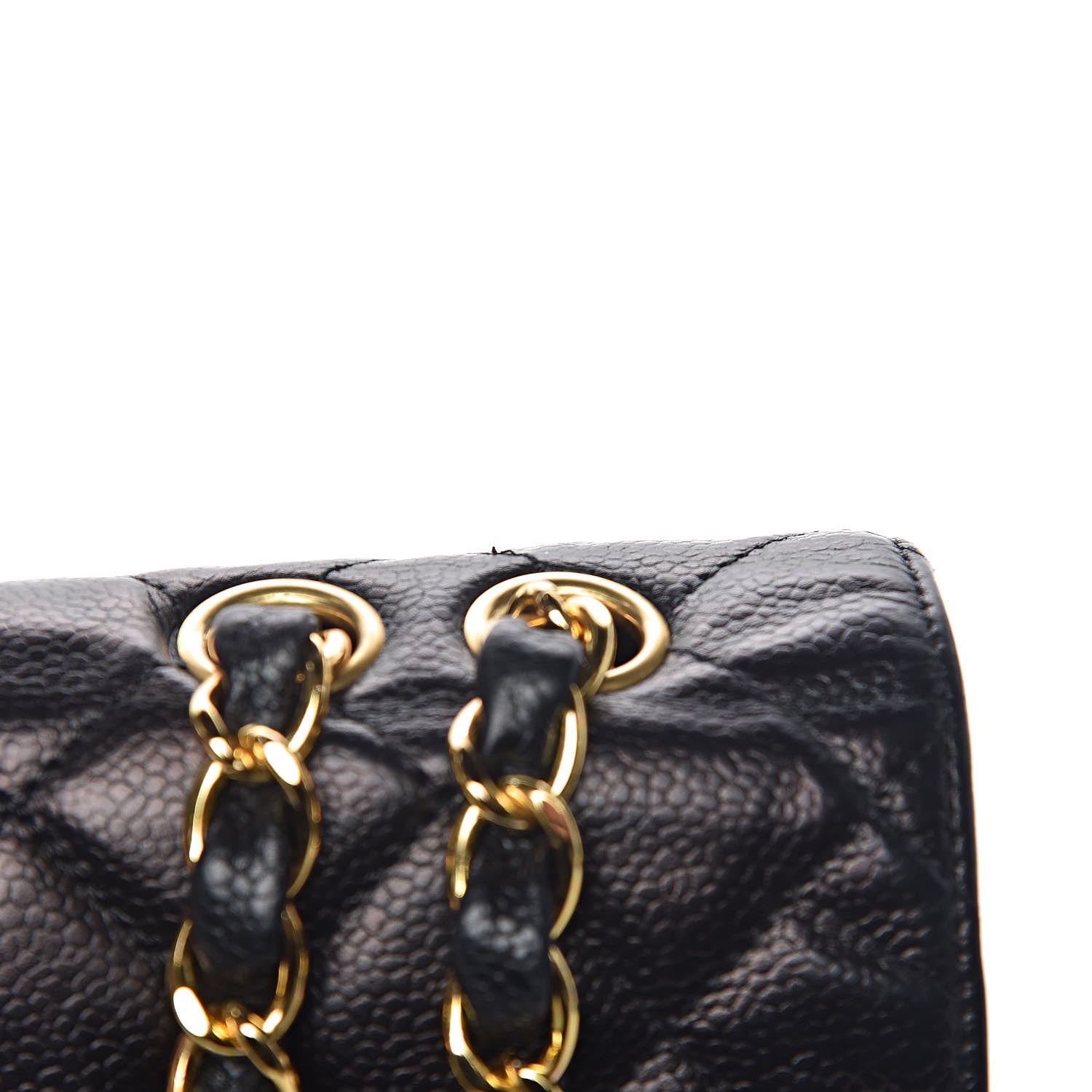 Chanel Caviar Quilted Jumbo Single Flap Black 15 of 27