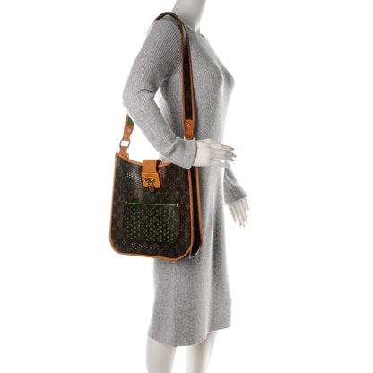 Louis Vuitton Monogram Perforated Musette Green 2 of 7