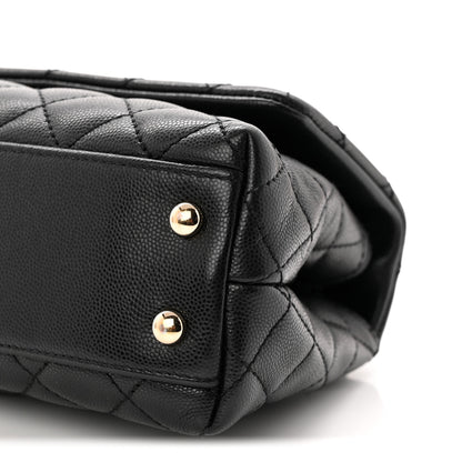 Chanel Caviar Quilted Mini Coco Handle Flap Black 10 of 10
