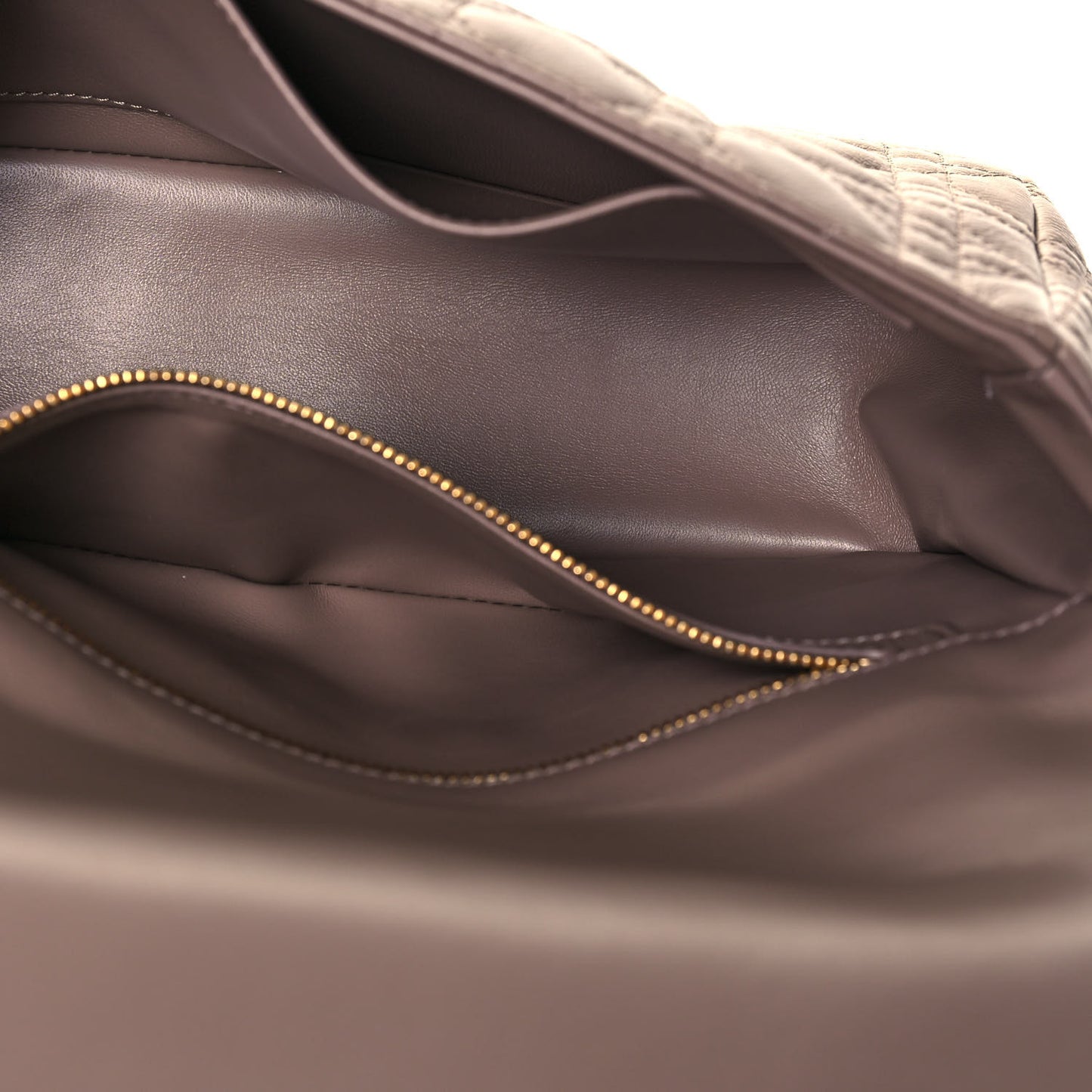 Lambskin Cannage Medium Caro Bag Warm Taupe