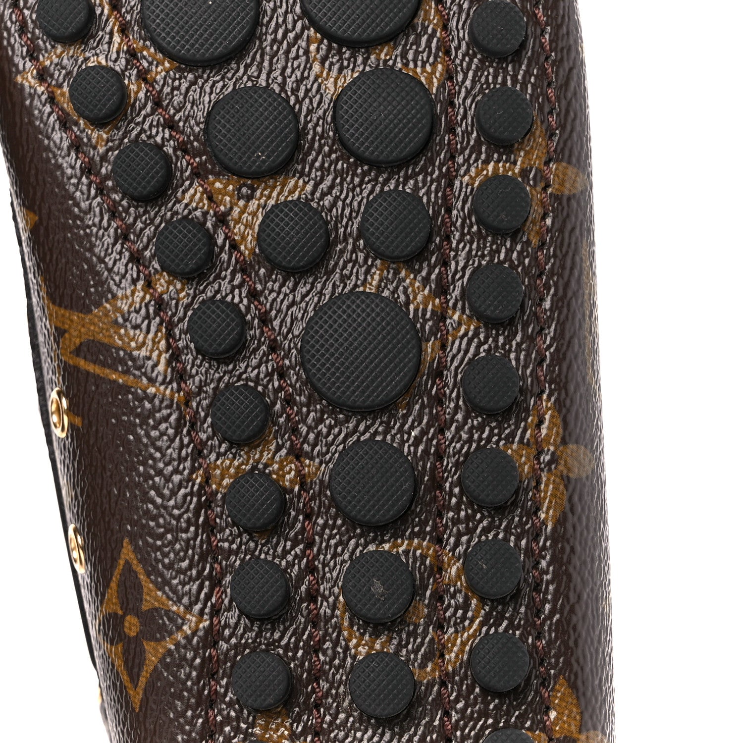 Louis Vuitton Patent Reverse Monogram Gloria Loafers 37 6 of 10