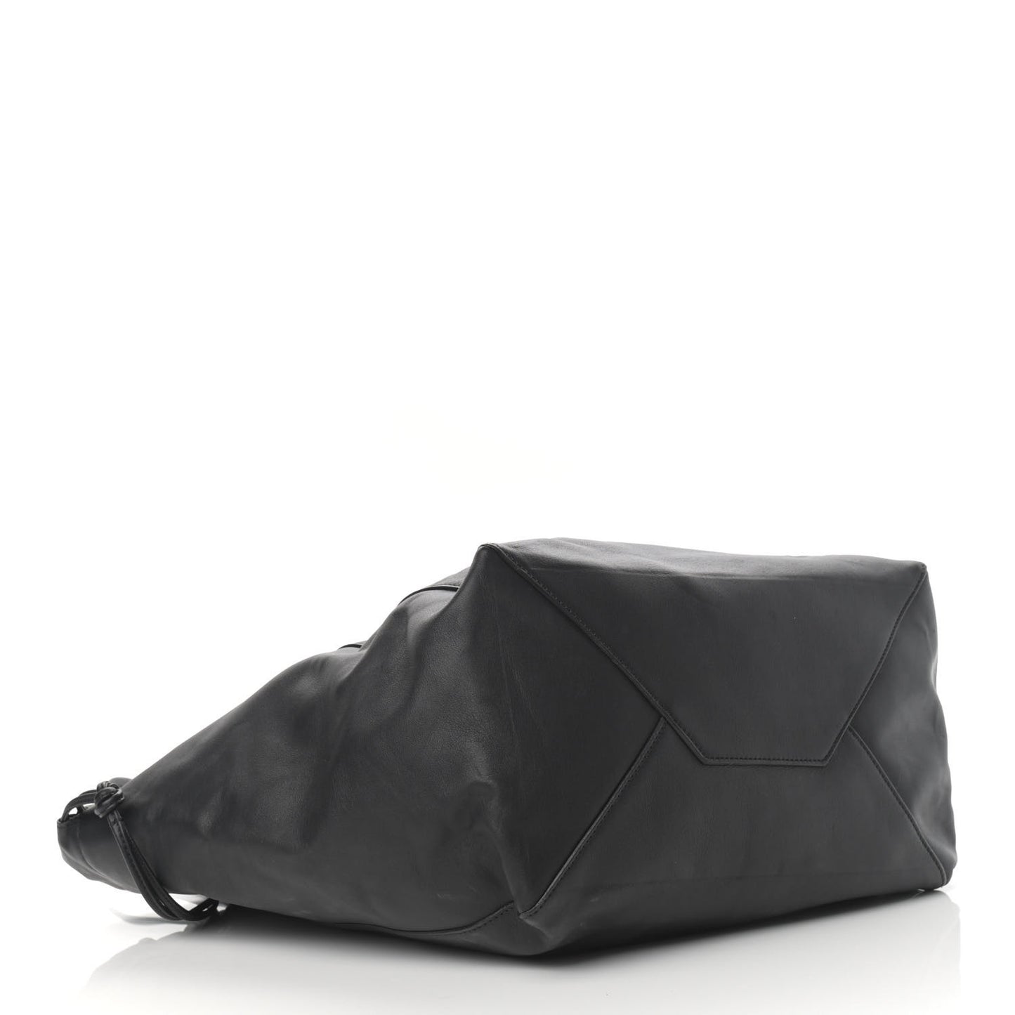 Smooth Calfskin Small Coulisse Cabas Black