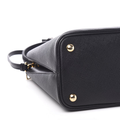 Prada Saffiano Small Ingrid Top Handle Bag Black 6 of 8