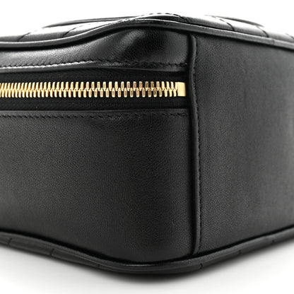 Gucci Sakai Be Green Calfskin Diagonal Stitched Blondie Top Handle Bag Black 10 of 11