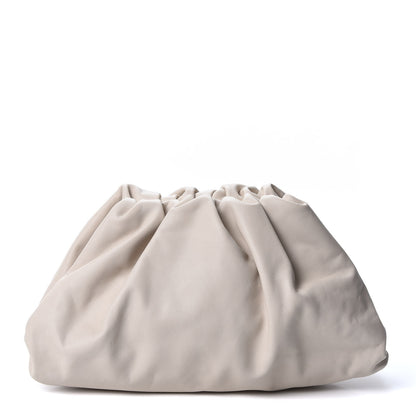 Bottega Veneta Smooth Butter Calf The Pouch Oversized Clutch Mist 1 of 8