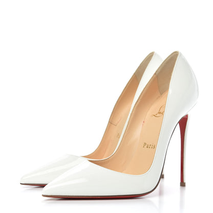 Christian Louboutin Patent So Kate 120 Pumps 36.5 White 3 of 8