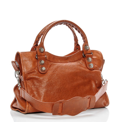 Balenciaga Agneau Giant 21 Silver Hardware City Orange Brulee 3 of 11