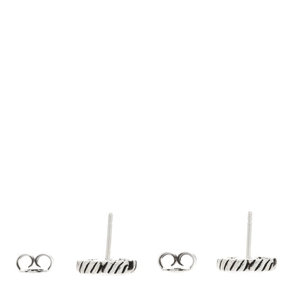 Gucci Sterling Silver Torchon Double G Earrings 3 of 5