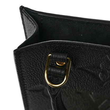 Louis Vuitton Empreinte Monogram Giant Petit Sac Plat Black 10 of 11