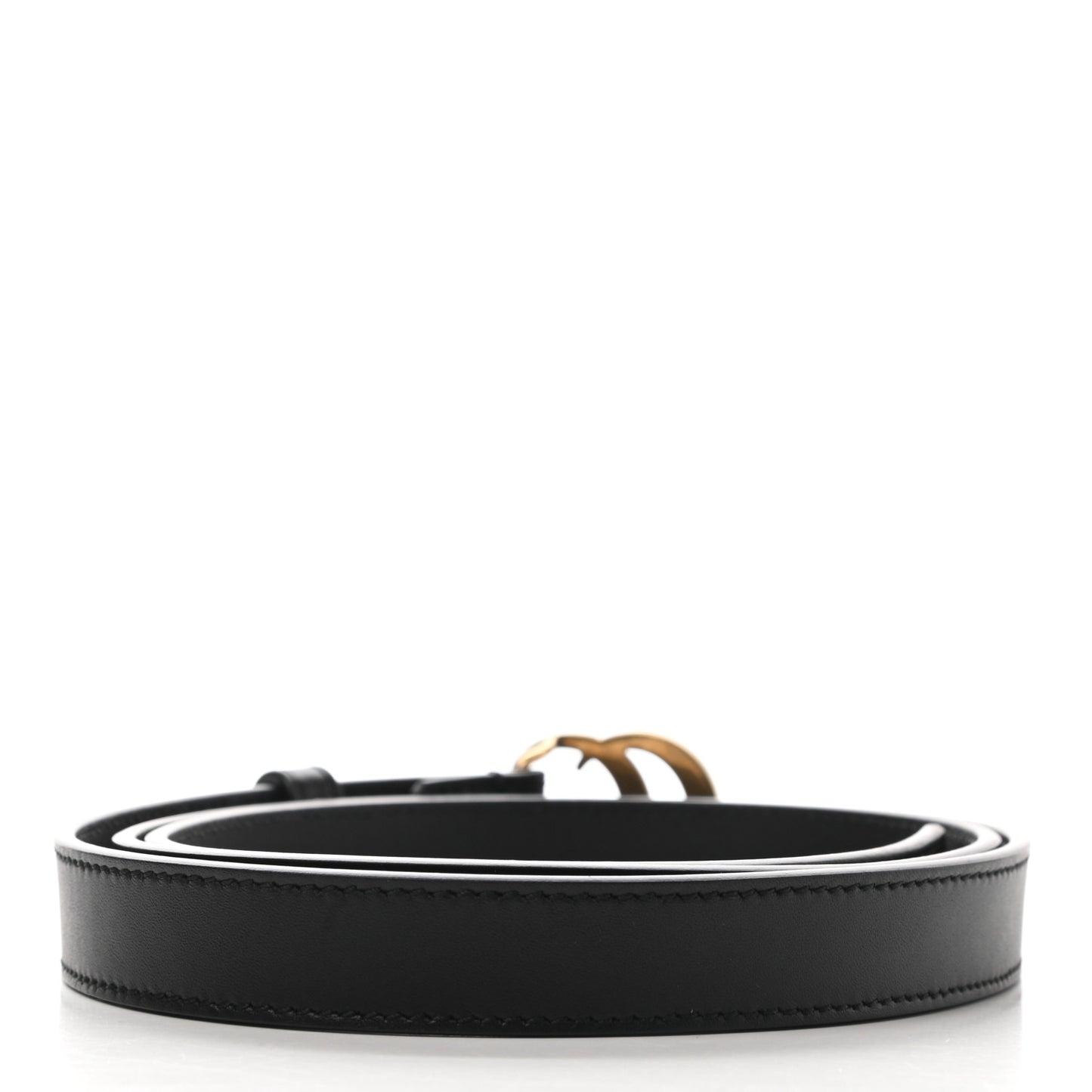 Calfskin Double G 20mm Belt 105 42 Black