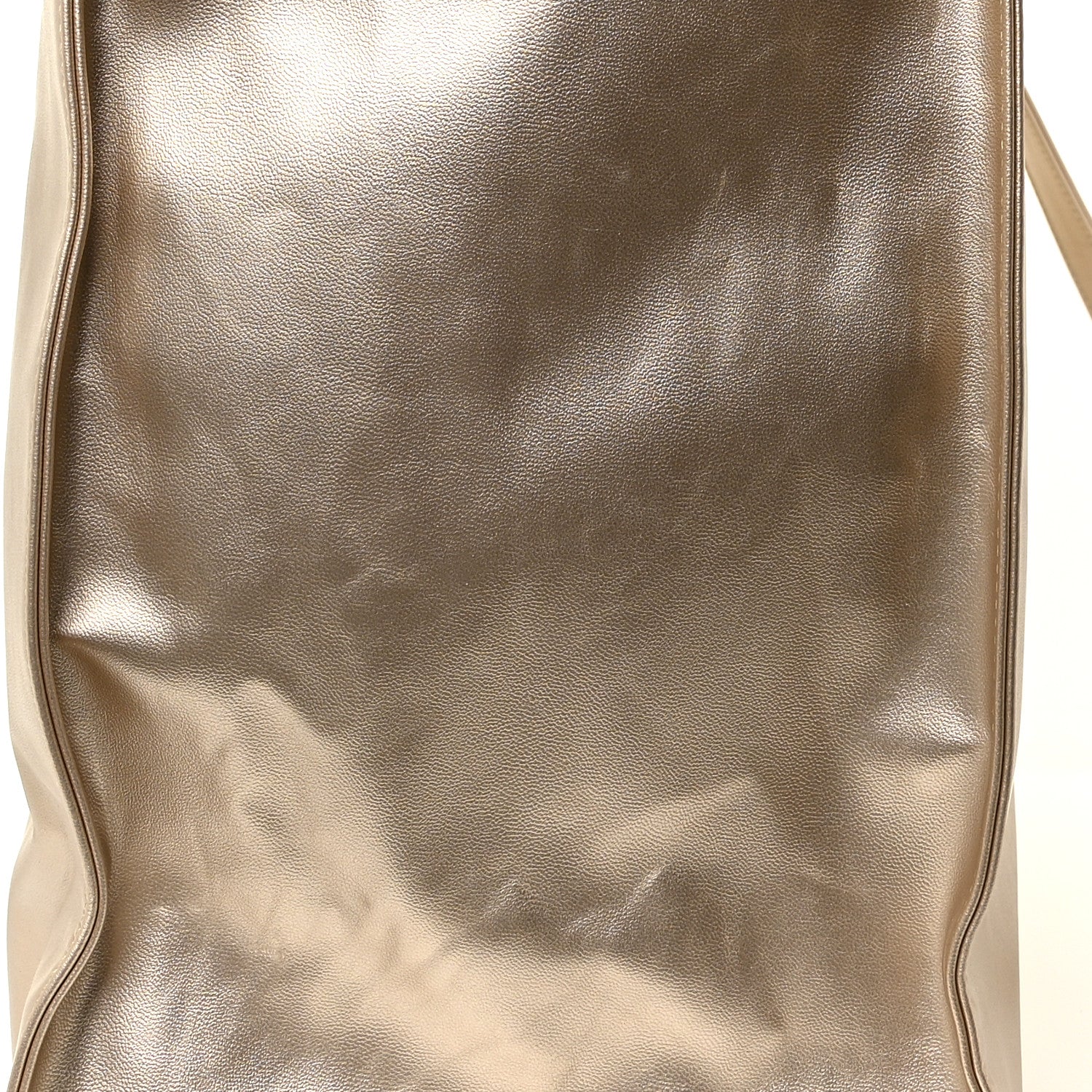 Telfar Metallic Vegan Leather Large Shopping Bag Gold 19 of 22