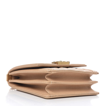 Chanel Caviar Quilted North South Boy Flap Beige 4 of 9