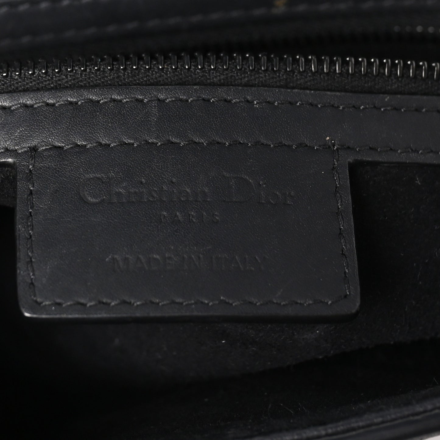Ultra Matte Calfskin Saddle Bag Black