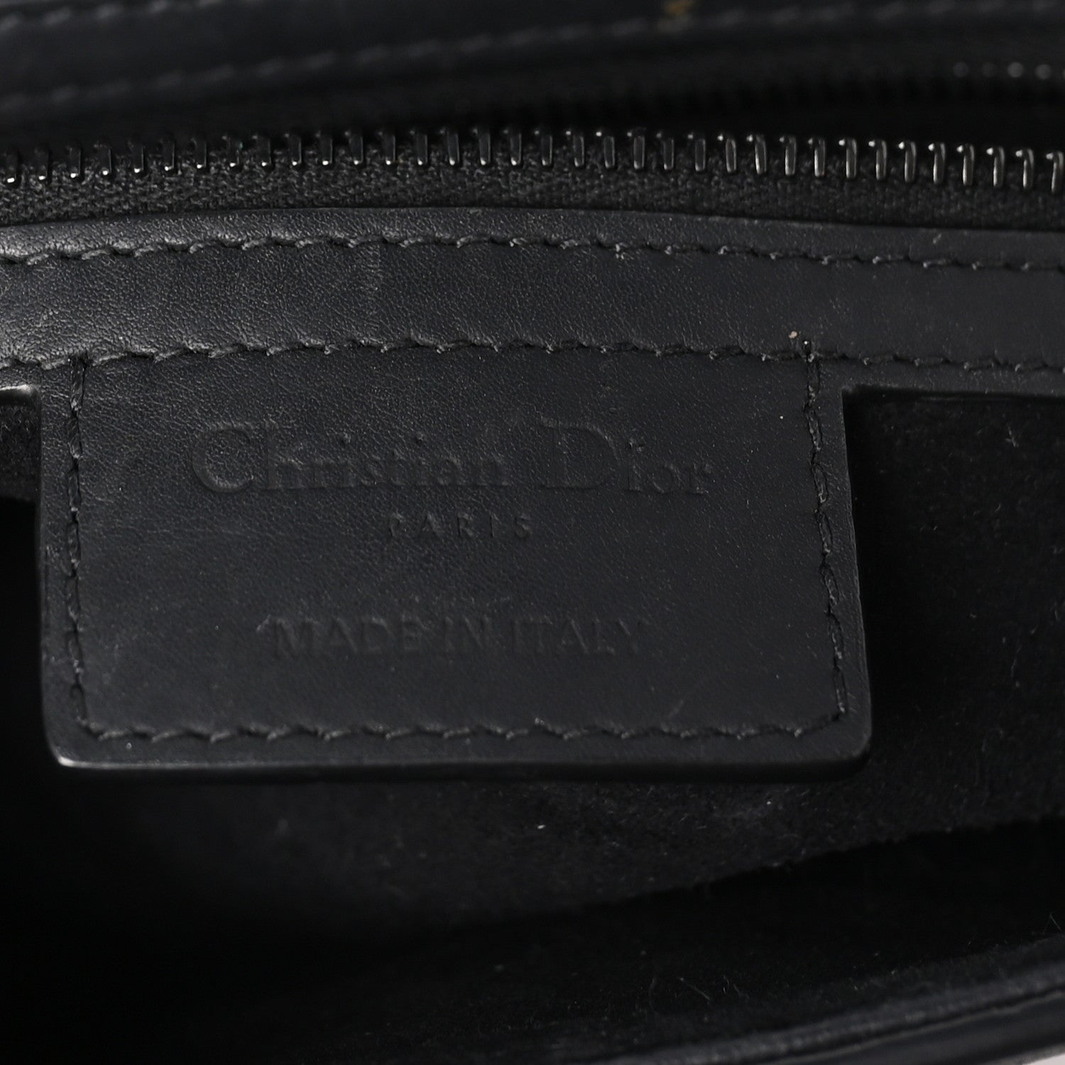 Christian Dior Ultra Matte Calfskin Saddle Bag Black 5 of 9