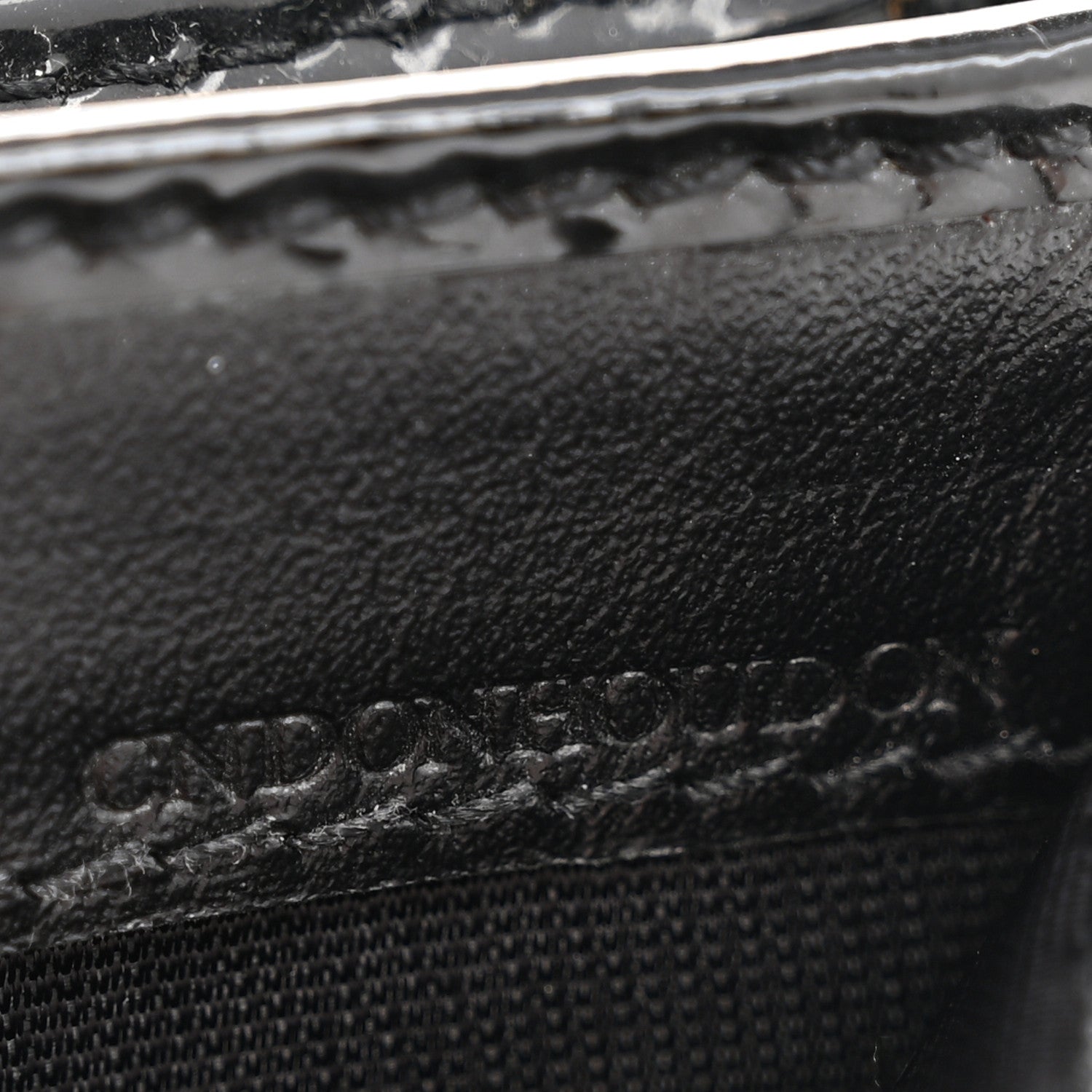 Burberry Patent Nova Check Wallet Black 8 of 13