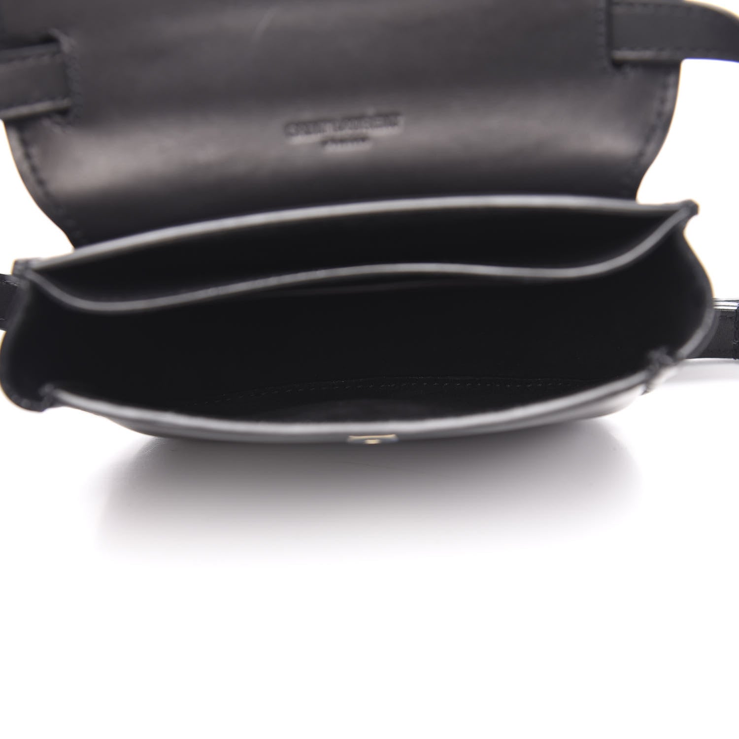 Saint Laurent Smooth Calfskin Mini Classic Monogram Kaia Satchel Black 5 of 10