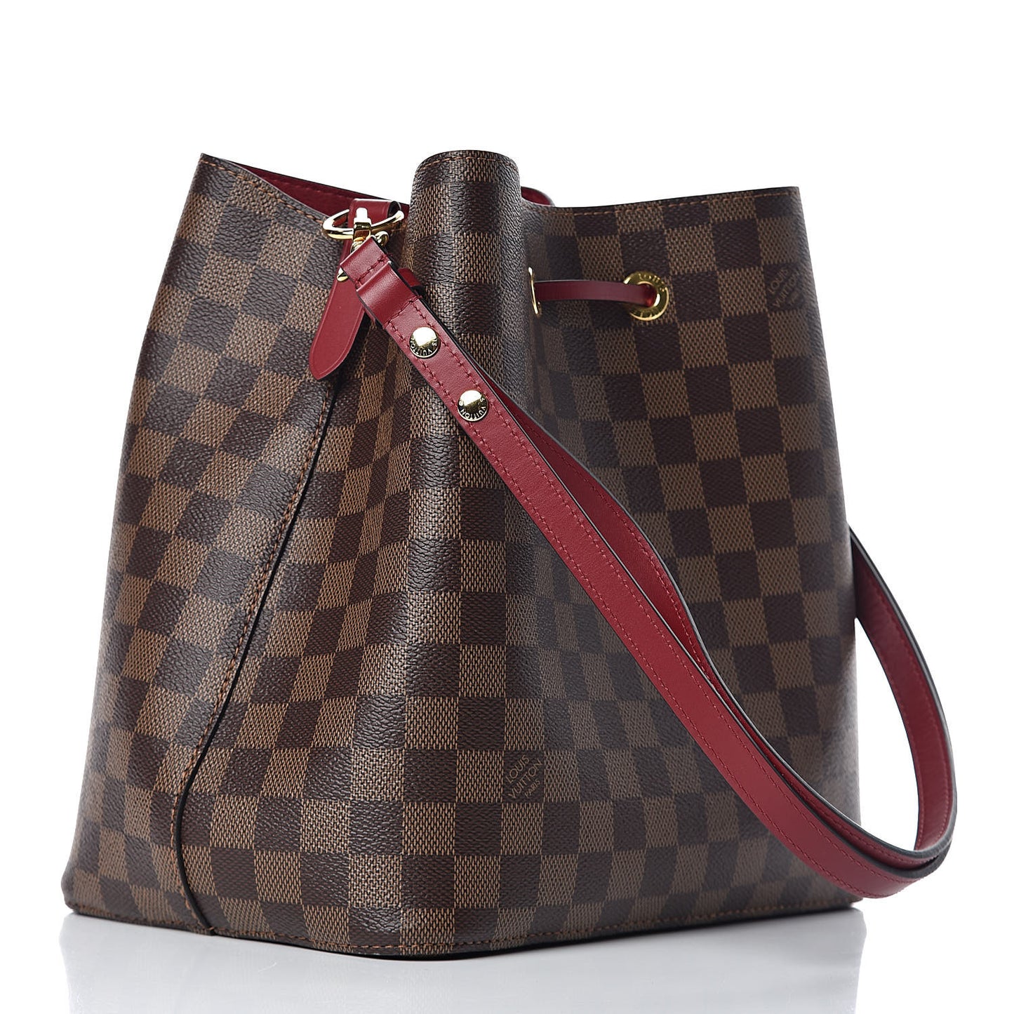 Damier Ebene Neonoe MM Cherry Berry