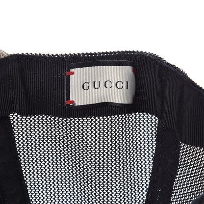 Gucci GG Supreme Monogram Bosco Patch Baseball Hat M Beige Malva 7 of 8