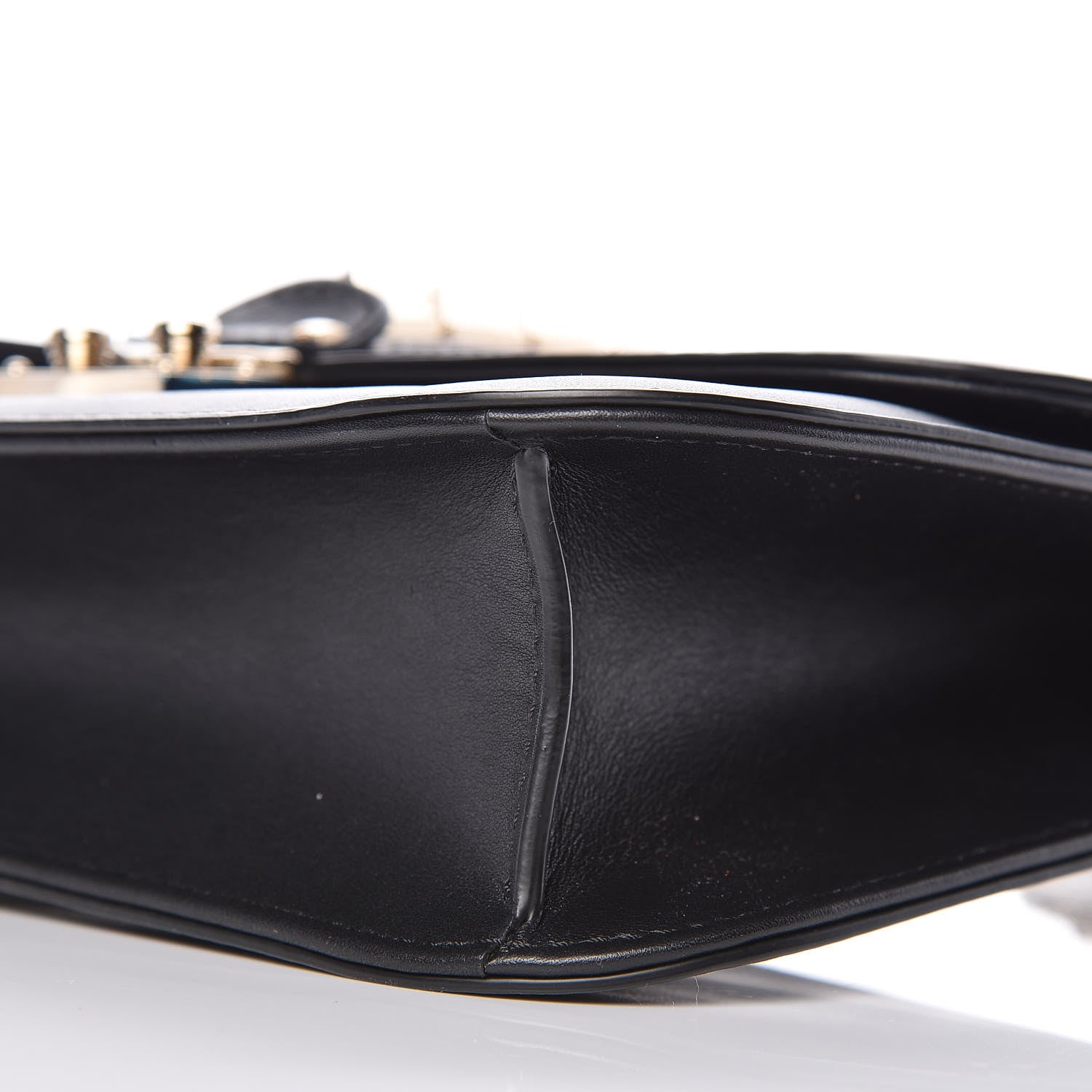 Valentino Garavani Vitello Medium Glam Lock Rockstud Flap Black 8 of 8