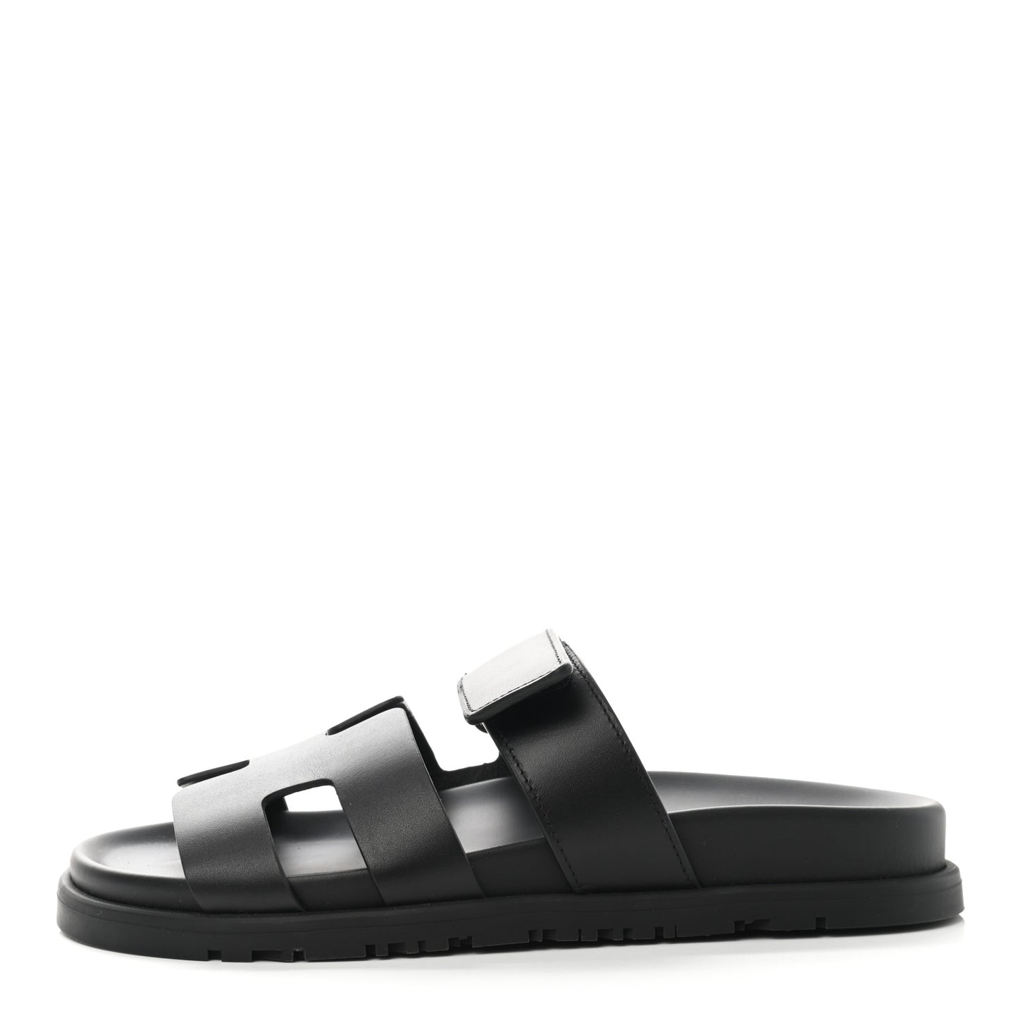 Calfskin Womens Chypre Sandals 35.5 Black