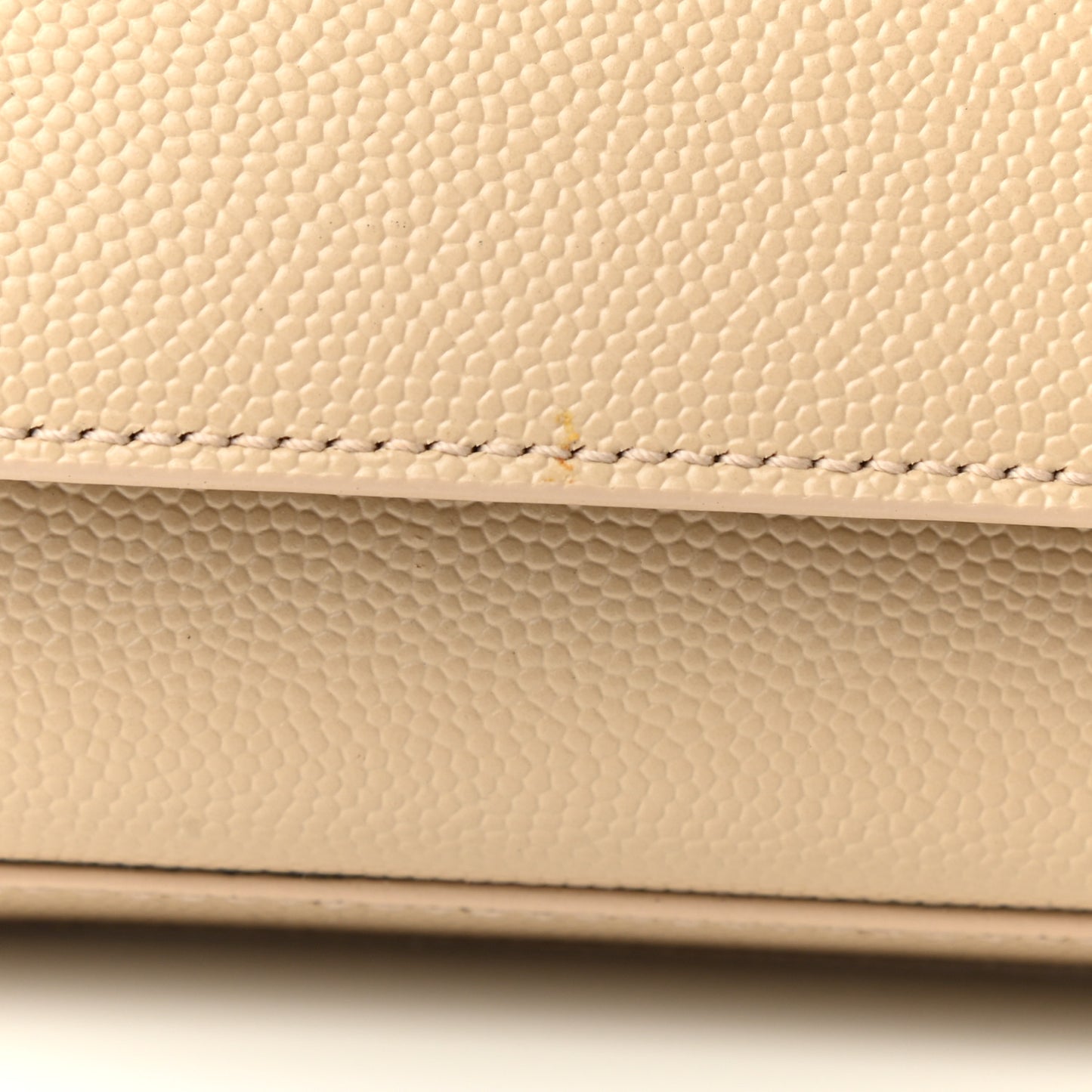 Grain De Poudre Classic Monogram Cassandre Clutch Nude Powder