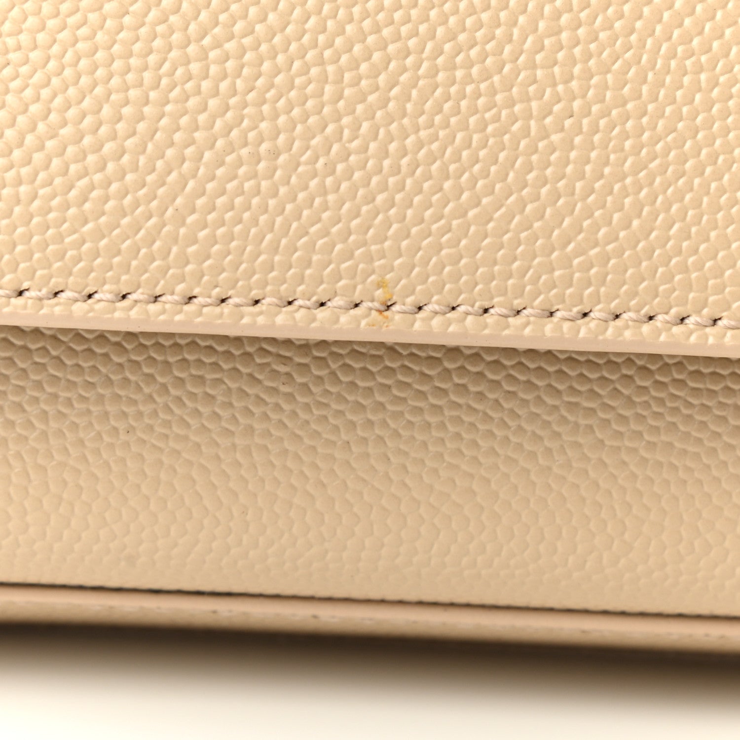 Saint Laurent Grain De Poudre Classic Monogram Cassandre Clutch Nude Powder 6 of 6