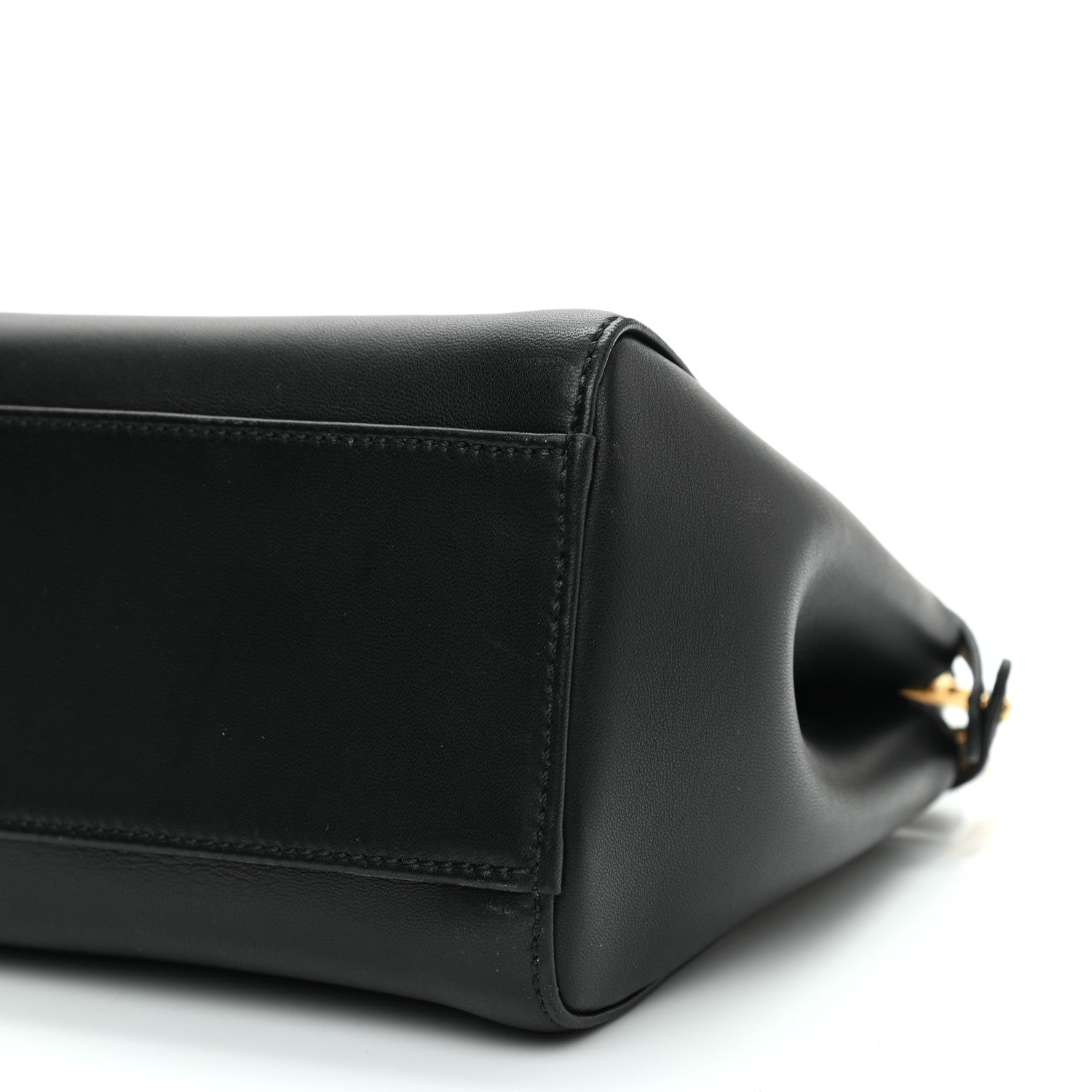 Fendi Nappa Mini Peekaboo Iconic Satchel Black 9 of 9