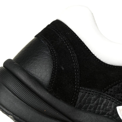 Chanel Fabric Calfskin Suede CC Sneakers 38 Black White 11 of 11
