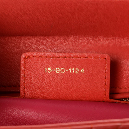 Christian Dior Lambskin Cannage Medium Tri-Color Lady Dior Pink 7 of 7