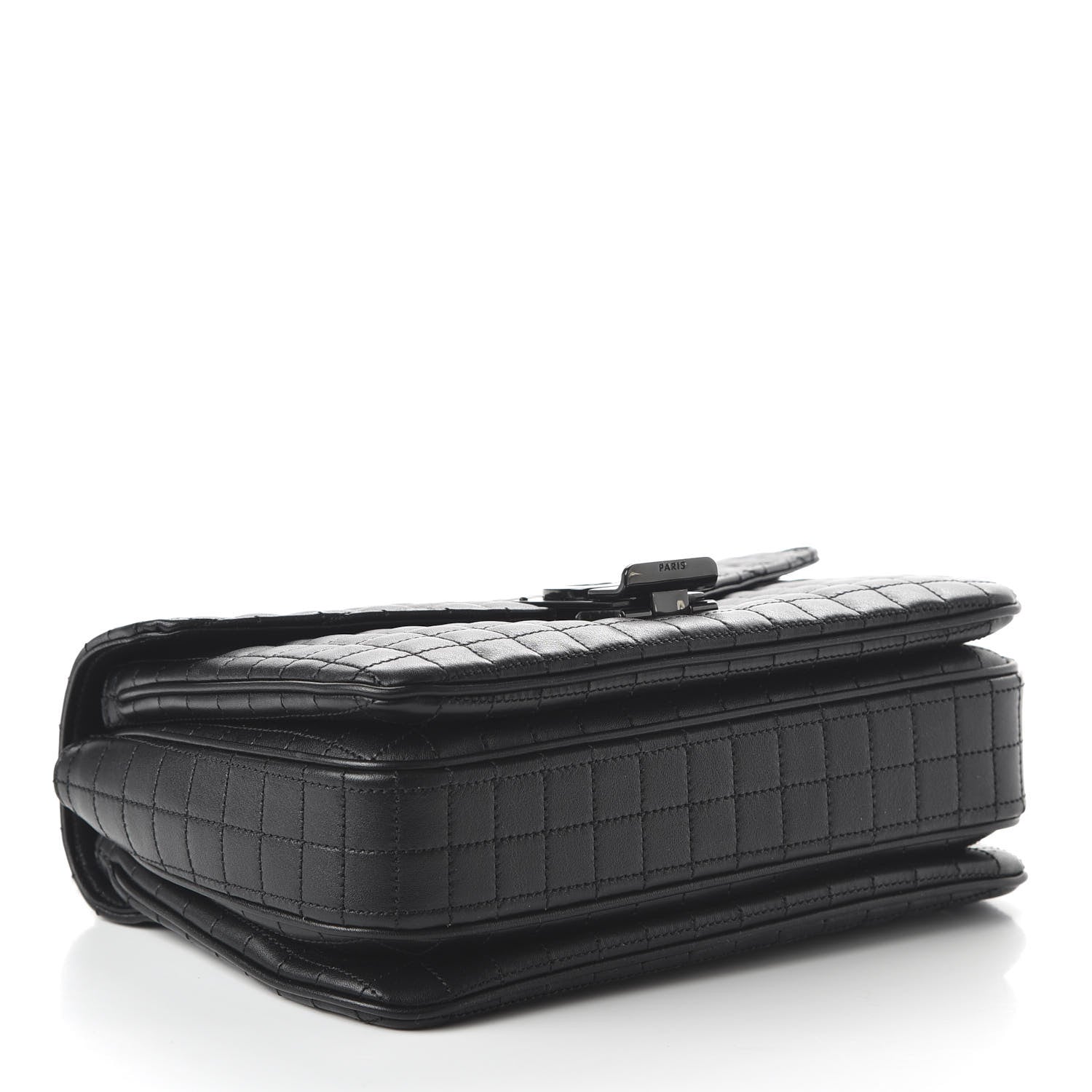 Celine Calfskin Quilted Medium C Bag Black 4 of 9