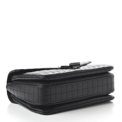 Celine Calfskin Quilted Medium C Bag Black 4 of 9