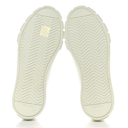 Prada Gabardine Triangle Logo Wheel 35mm Sneakers 38 White 7 of 11