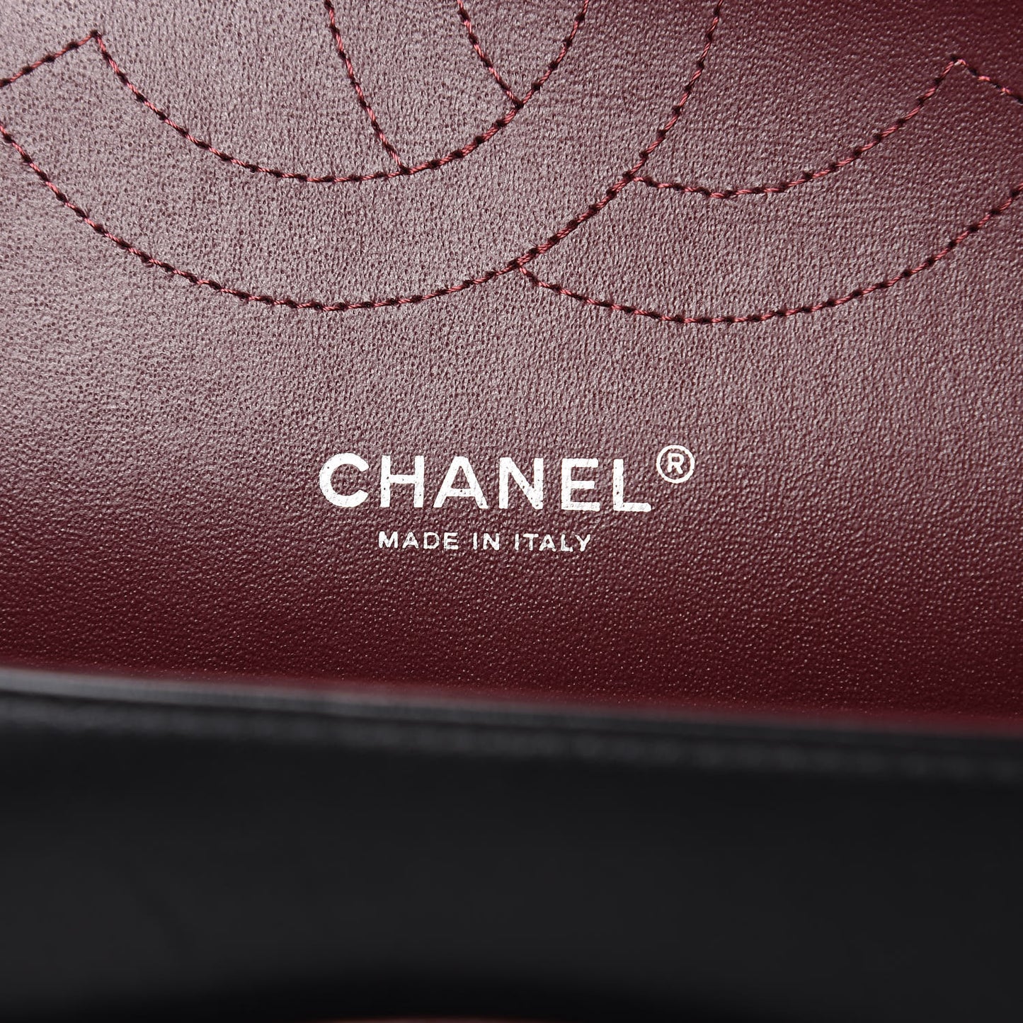 Lambskin Quilted Jumbo Double Flap Black