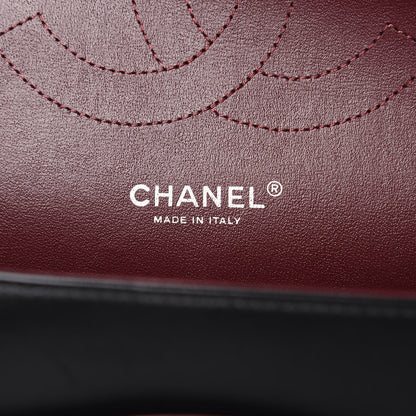 Chanel Lambskin Quilted Jumbo Double Flap Black 6 of 10