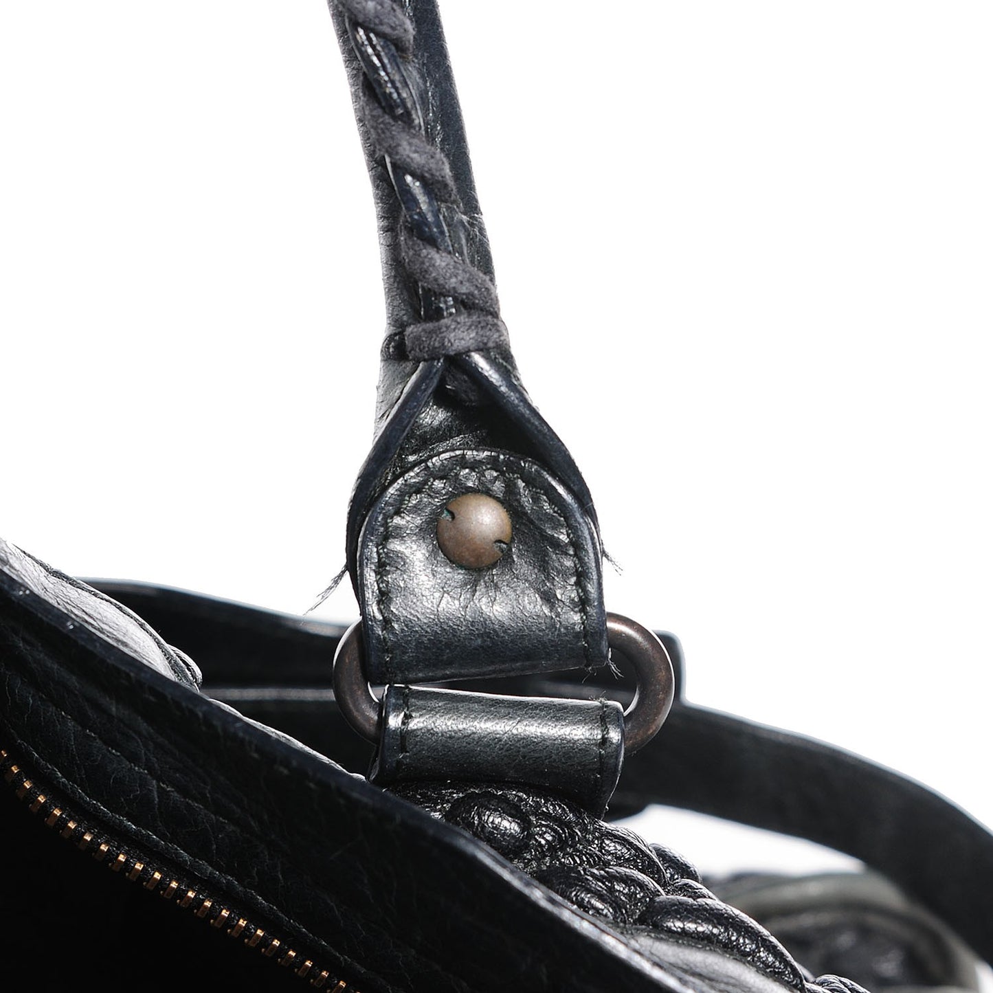 Smocked Agneau City Anthracite