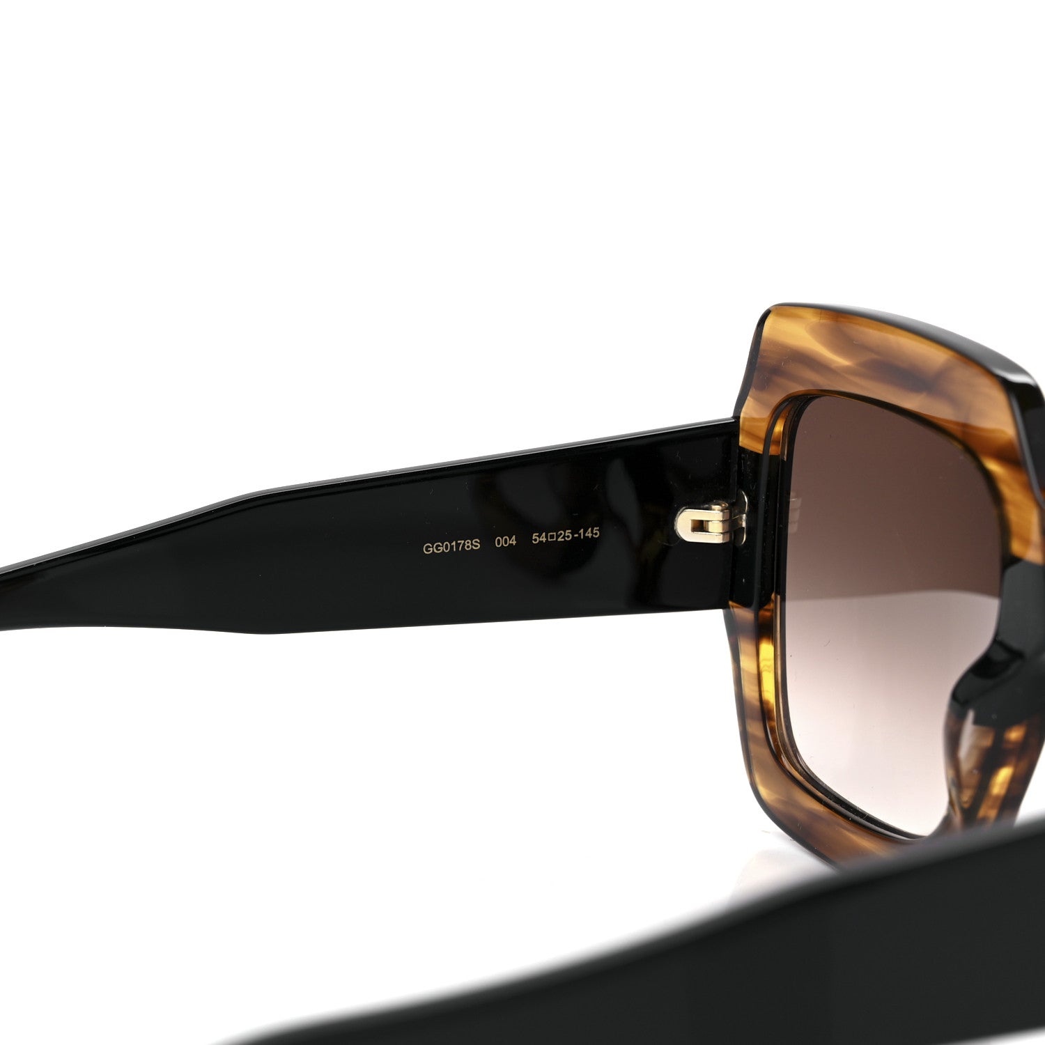 Gucci Square Frame GG0178S Sunglasses Havana 5 of 9