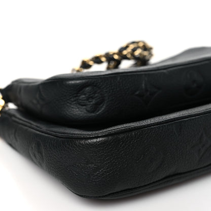Louis Vuitton Empreinte Monogram Giant Multi Pochette Accessories Black 9 of 10