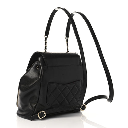 Chanel Caviar Quilted Business Affinity Backpack Black 3 of 9