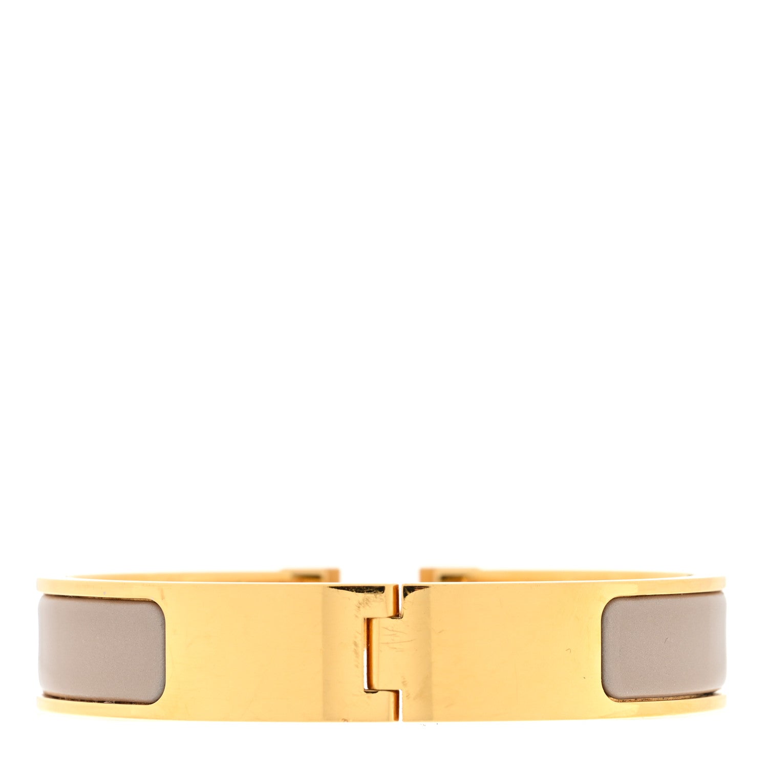Hermes Enamel Narrow Clic Clac H Bracelet PM Marron Glace 3 of 4