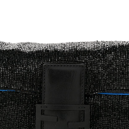 Fendi Beaded Baguette Black 7 of 10
