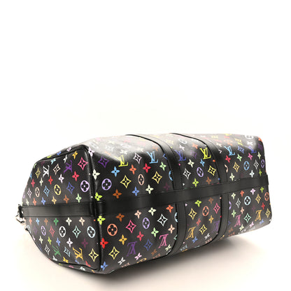 Louis Vuitton LV X TM Monogram Multicolor Keepall Bandouliere 50 Black 3 of 8