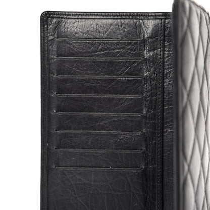 Chanel Calfskin Quilted Cambon Yen Wallet Black 7 of 11