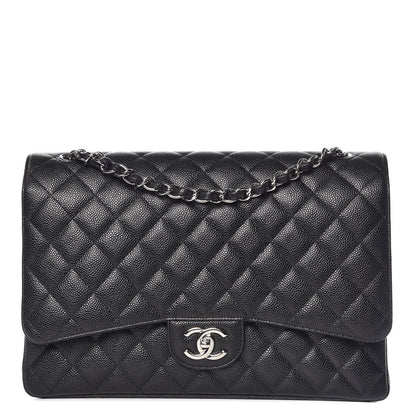 Chanel Caviar Quilted Maxi Double Flap Black 1 of 14