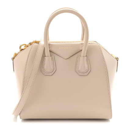 Givenchy Shiny Lord Calfskin Mini Antigona Natural Beige 1 of 10